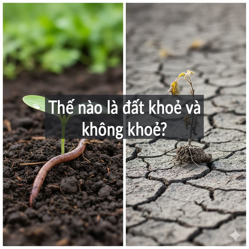 Thế nào là đất khoẻ và không khoẻ?